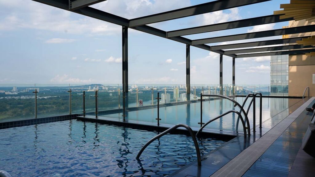 Rooftop Pool of St Giles Southkey overlooking JB Southkey area