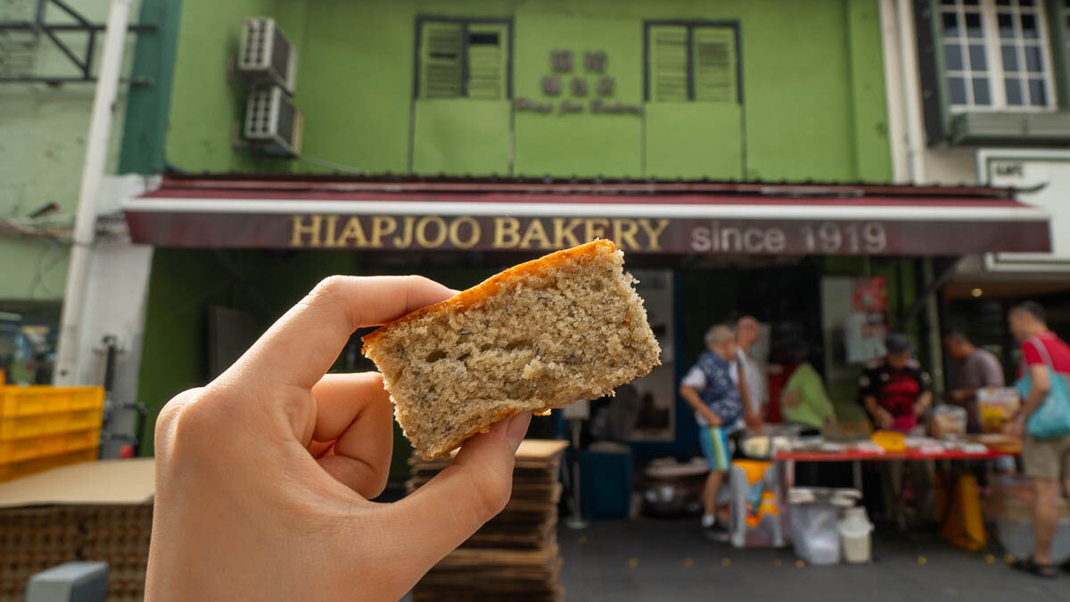 Hiap Joo Bakery banana bread - Things to eat in Jalan Tan Hiok Nee