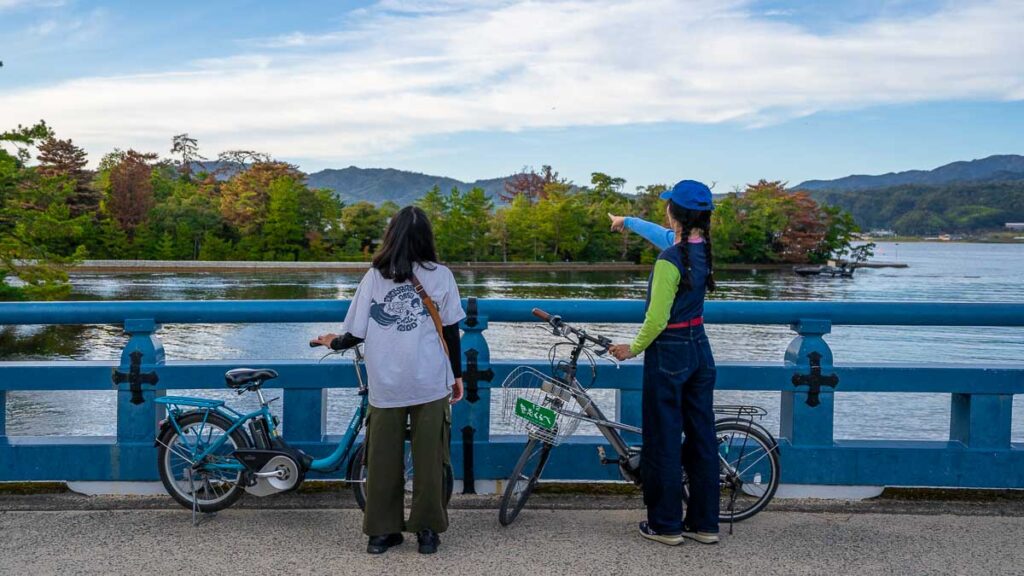 Cycling in Amanohashidate - Getting around Kyoto by the Sea