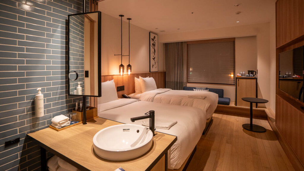 Standard twin room in Fairfield by Mariott Kyoto Amanohashidate - Where to stay in Kyoto by the Sea
