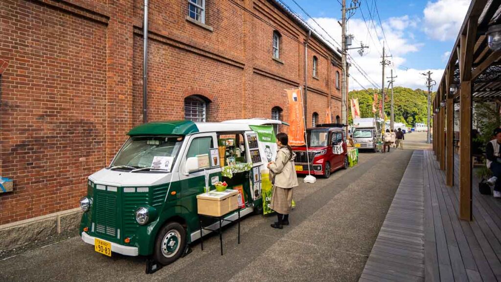 Food trucks at Maizuru Red Brick Park - Things to do in Maizuru