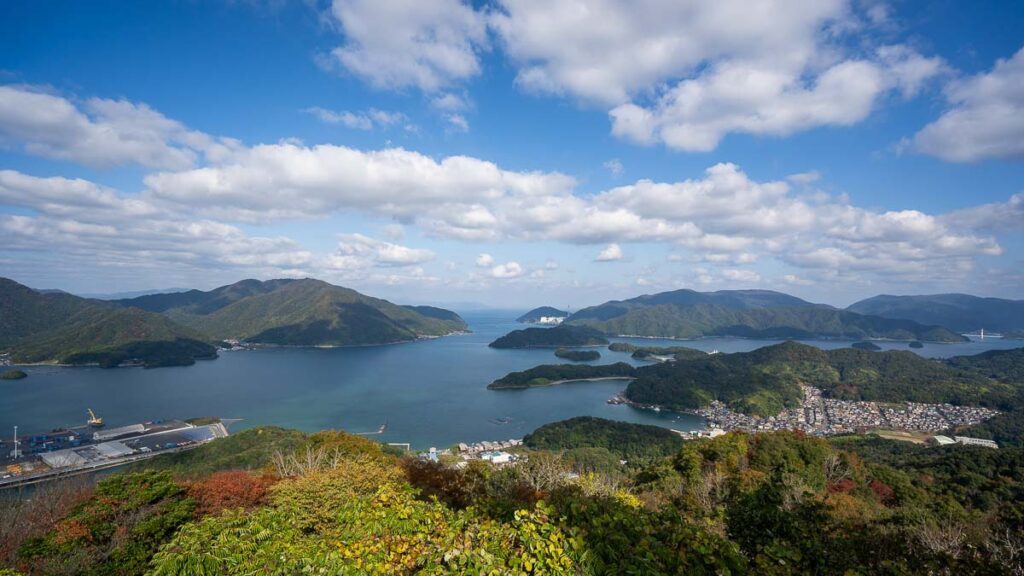 Gorogatake Park view of Maizuru Bay - Kyoto by the Sea