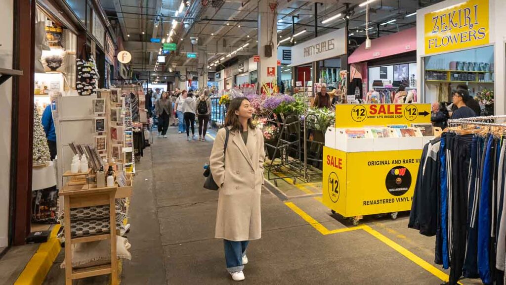 Girl at South Melbourne Market - Melbourne Hotels