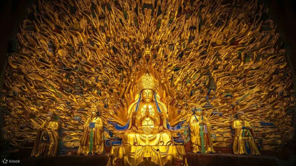 Statue of Thousand-armed Goddess of Mercy at Baodingshan, Dazu Rock Carvings