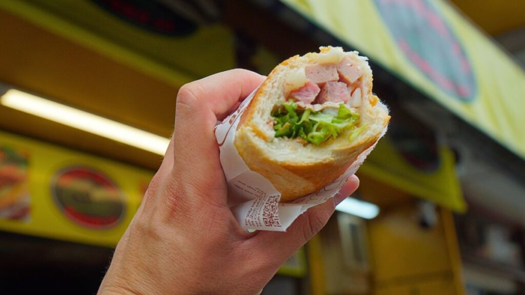 Close-up shot of banh mi - Things to Do in Ho Chi Minh City