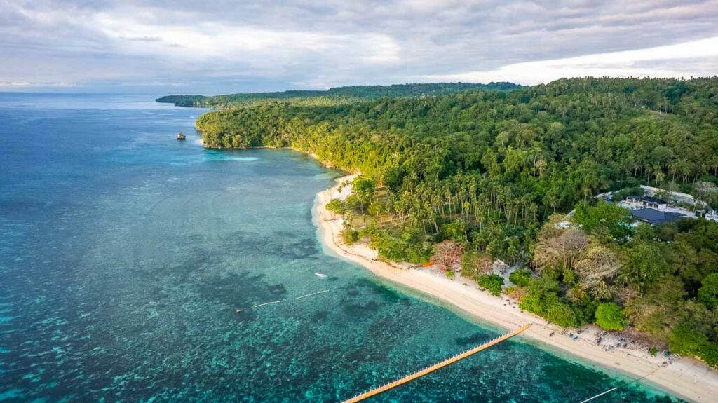 Aerial view of Samal Island - Things to do in Davao