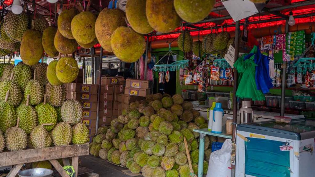 Magsaysay Fruit Stand in Davao City - What to eat in Davao City