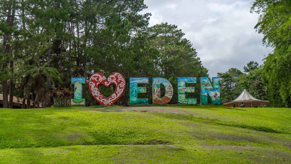 Eden Nature Park and Resort Signage - Davao Guide