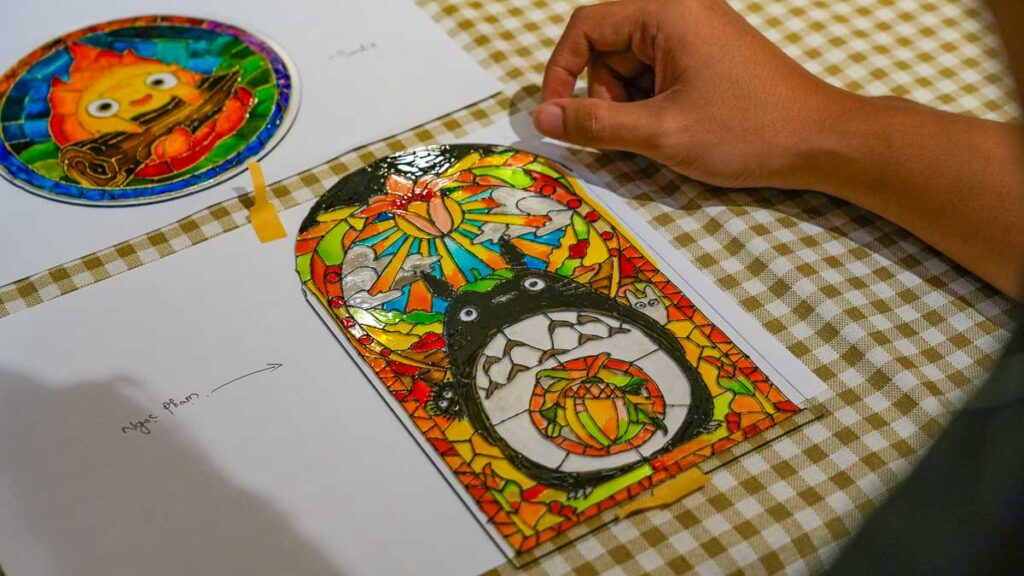 Mosaic painting of totoro - Things to do in Ho Chi Minh City