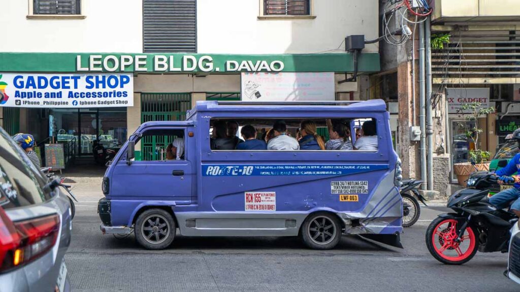 Jeepney transport in Davao - Getting around Davao