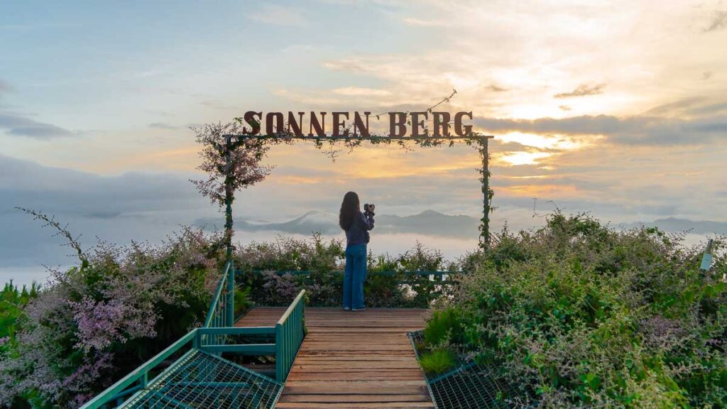 Sonnen berg lookout point in Davao Highlands - Things to do in Davao
