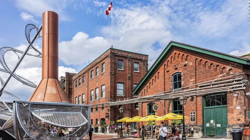 Toronto Distillery District - World Cup tourism