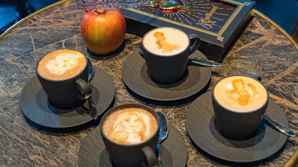 Princess Characters Design on Coffee - Disney Cruise Singapore Tips