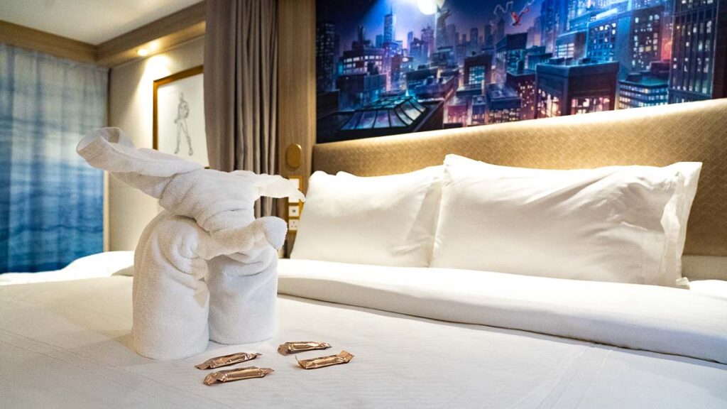 Animal Elephant Towel in Cruise Room - Things to Do on Disney Adventure