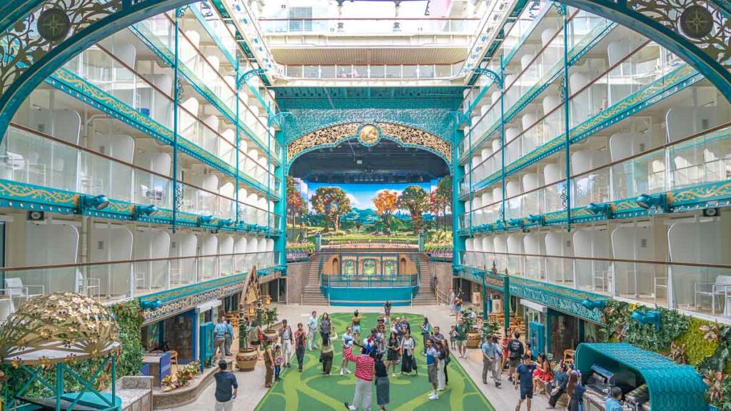 Disney Imagination Garden Deck - Disney Adventure Cruise Review