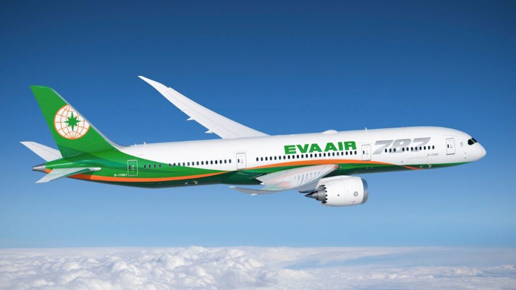EVA Air Boeing 787-9 Plane - FIFA Tourism