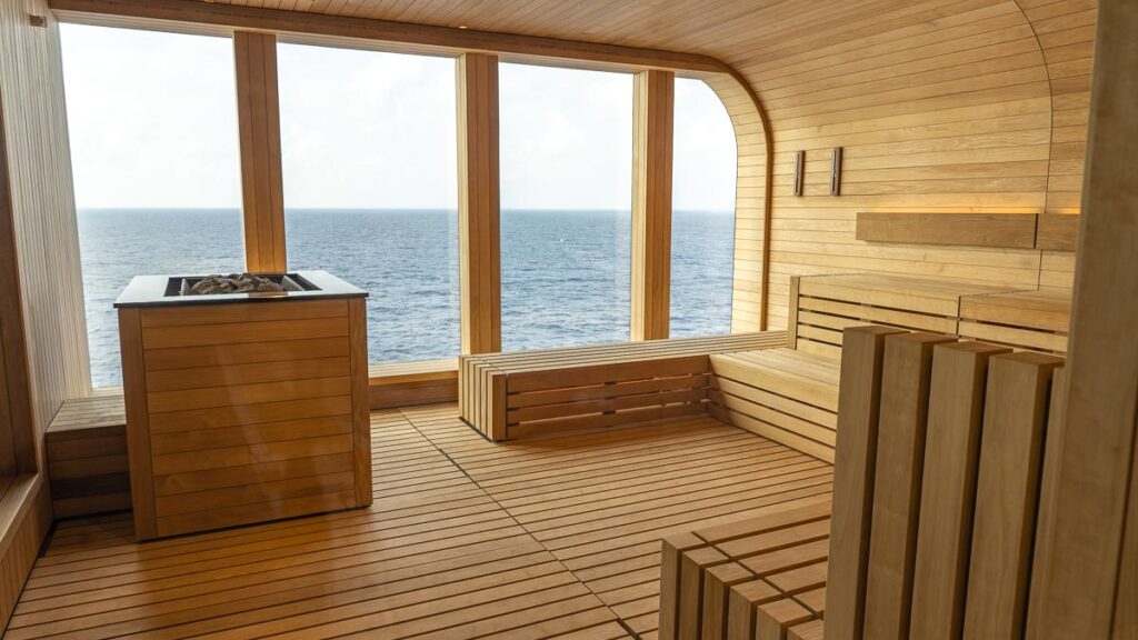 Infinite Bliss Spa Sauna - Disney Adventure Cruise Review