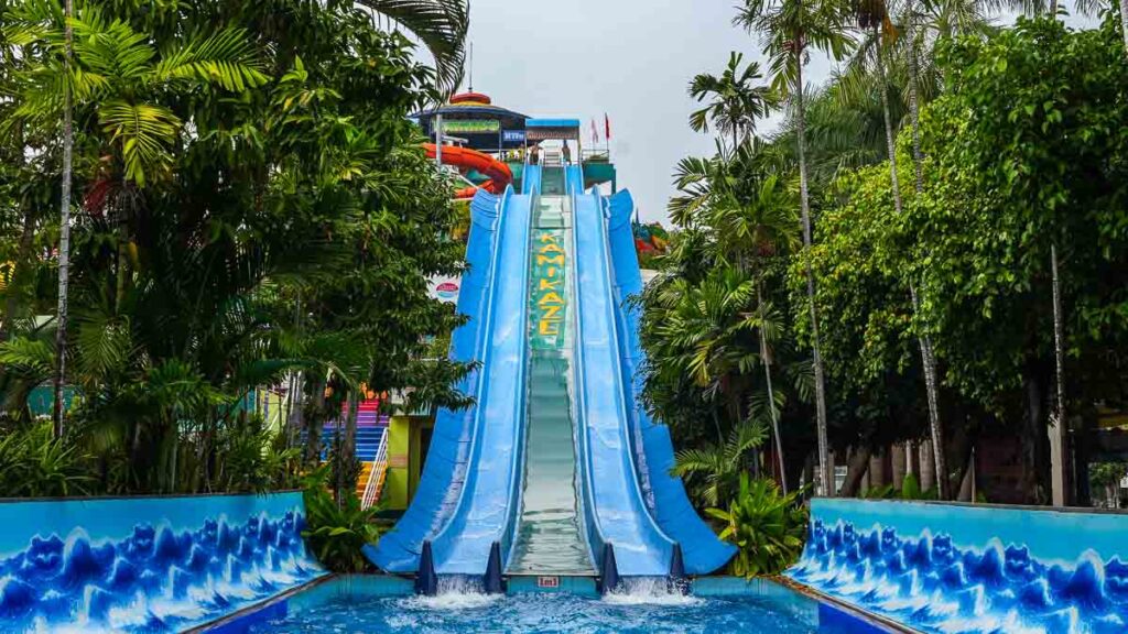 a big water slide - Ho Chi Minh City Budget Itinerary