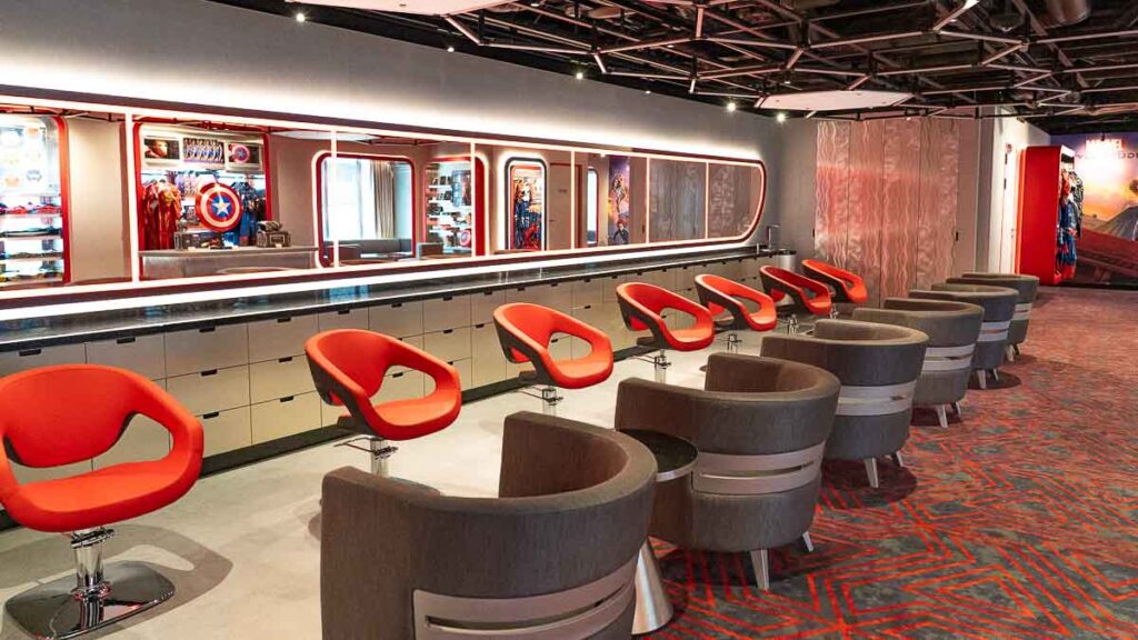 Marvel Style Studio Interior - Disney Cruise Singapore Tips