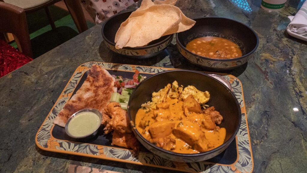 Mowgli Eatery Food - Things to Eat on Disney Adventure Cruise