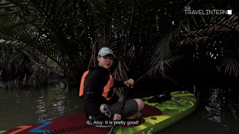 Man on a Paddle Board - Ho Chi Minh City Bootcamp TTI21