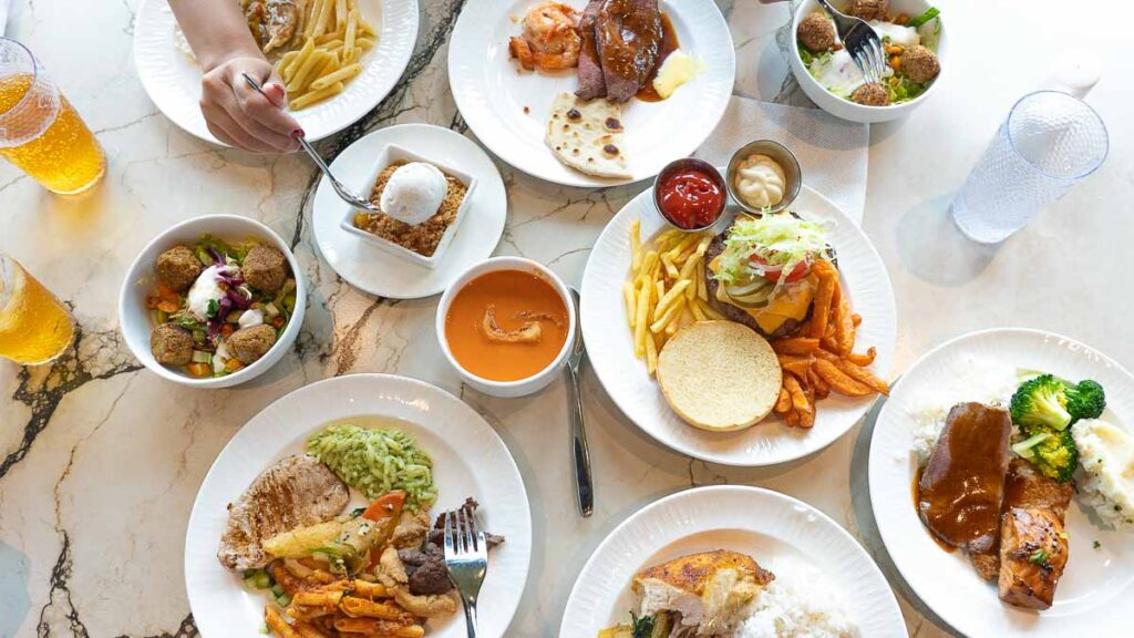 Pixar Market Restaurant Lunch Food - Disney Cruise Singapore Tips