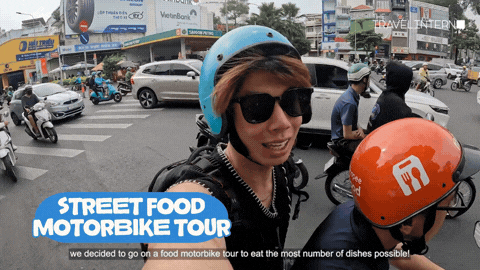 A man riding a Motorbike - Ho Chi Minh City Bootcamp TTI21