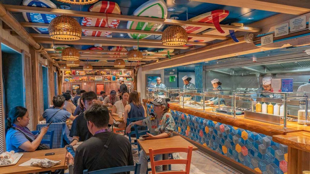 Stitches Ohana Grill - Disney Adventure Cruise Review