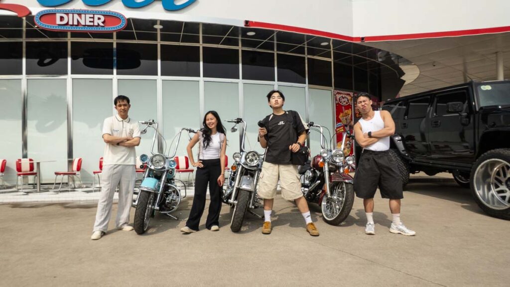 Four people posing for a camera - Ho Chi Minh City Bootcamp TTI21-2