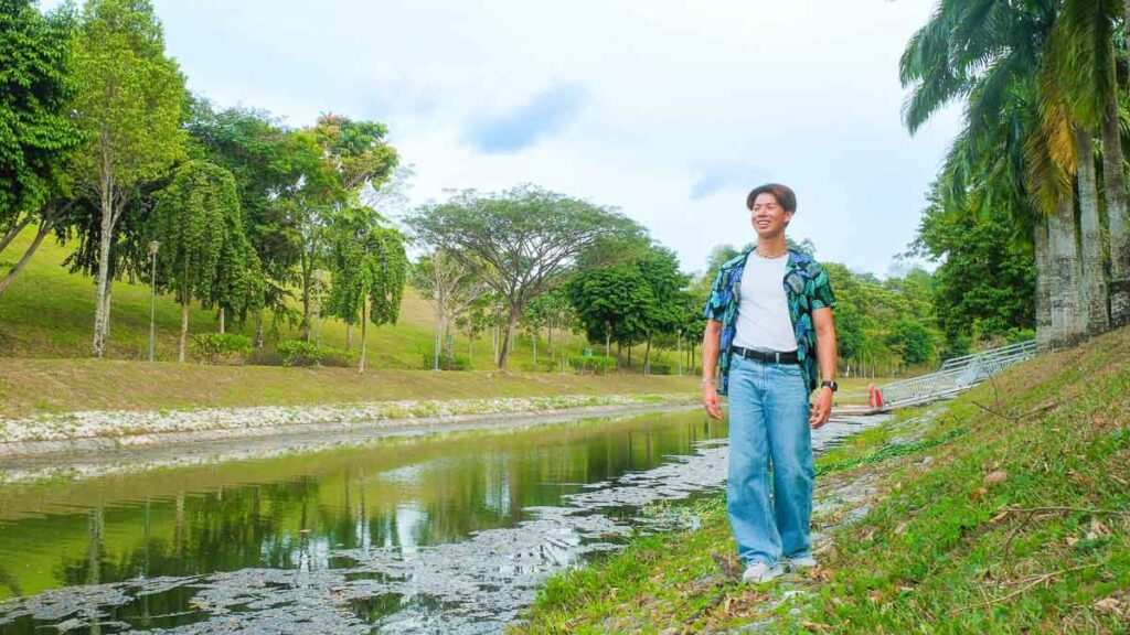 Walking along Punggol Waterway Park - things to do in punggol