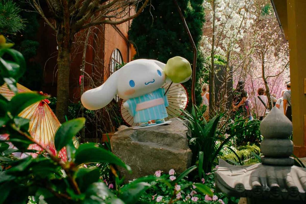 Gardens by the Bay flower dome sakura sanrio cina - Things to do in Singapore April 2026