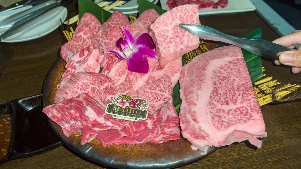 Plate of meat - Osaka for repeat travellers