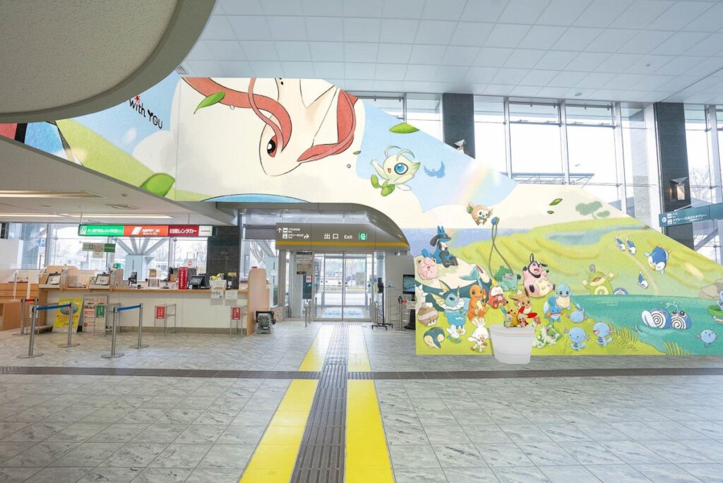 Noto Satoyama Pokémon With You Airport interior - Things to do in Noto