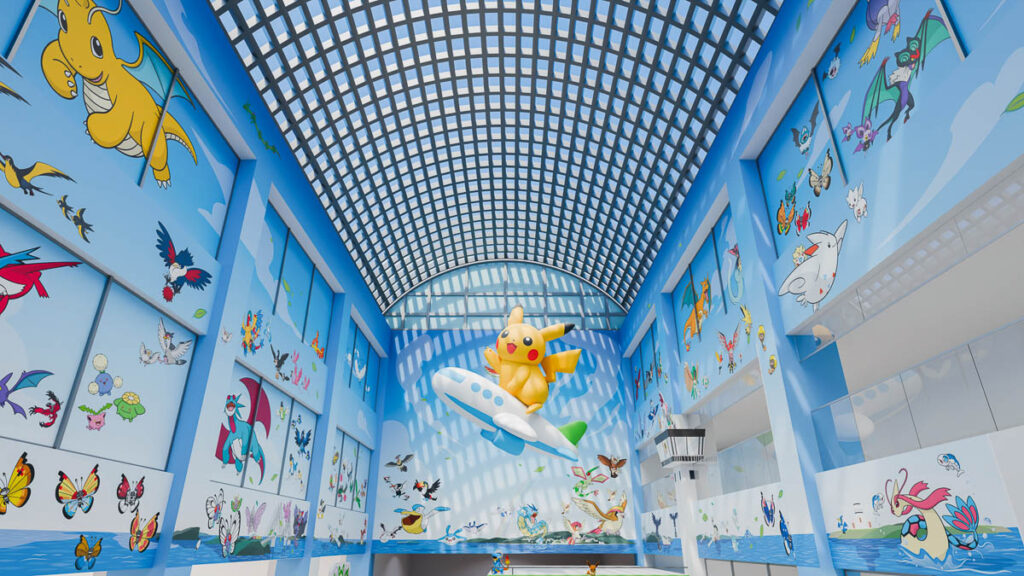 Noto Satoyama Pokémon With You Airport pikachu with balloon airplane - Pokémon Airport Things to do in Ishikawa-Noto Peninsula