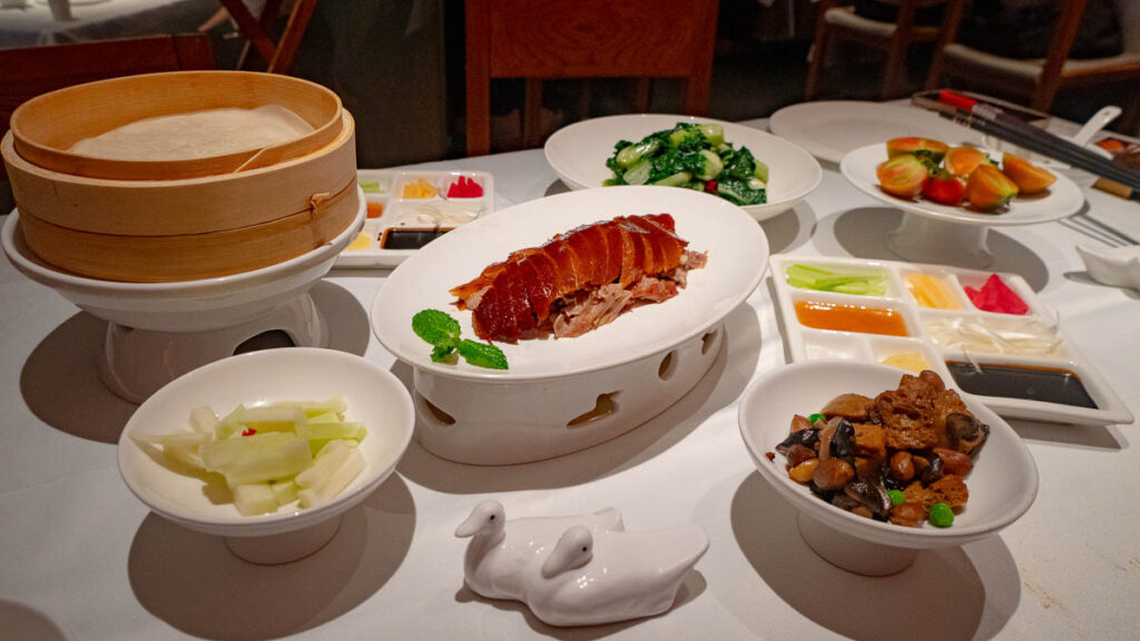 Si Ji Min Fu Peking Duck List of Food - Beijing Itinerary