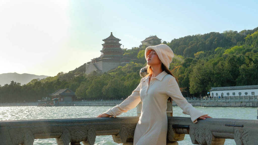 Lady standing beside a huge Lake - Singapore Public Holidays 2027