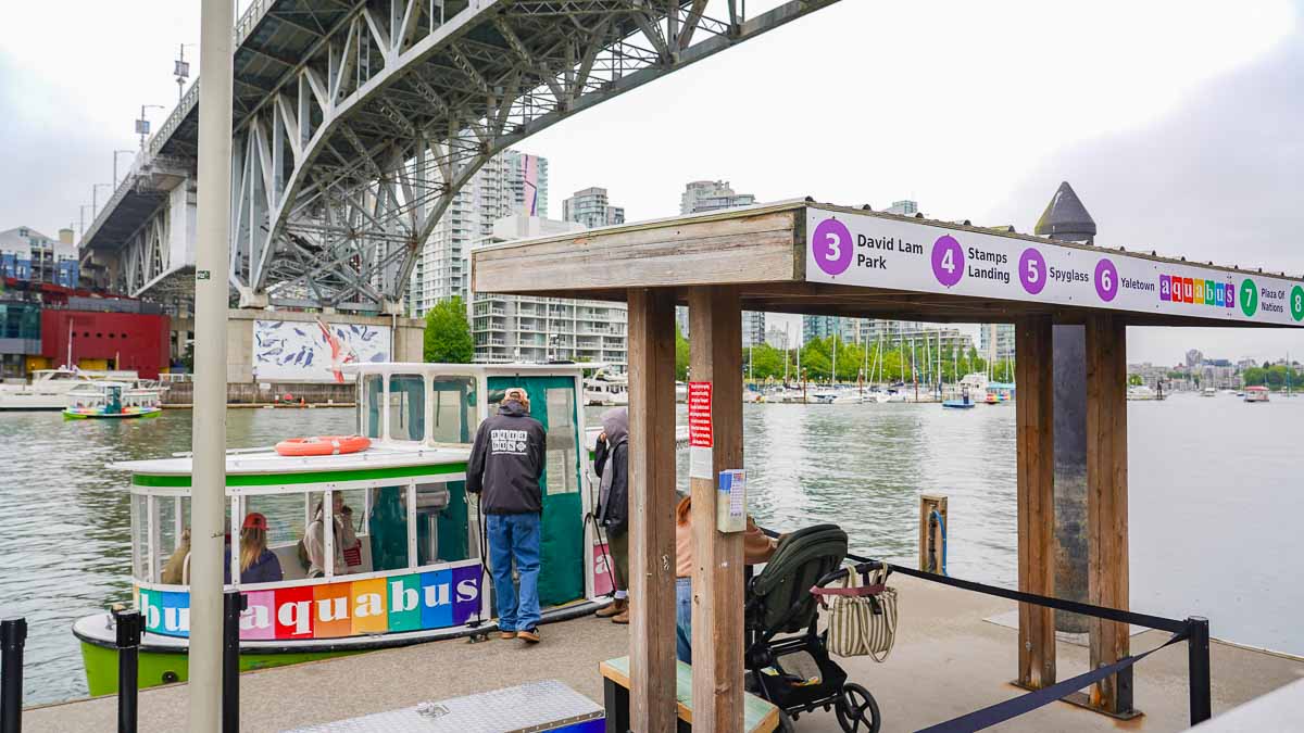 Aquabus station - Vancouver Guide