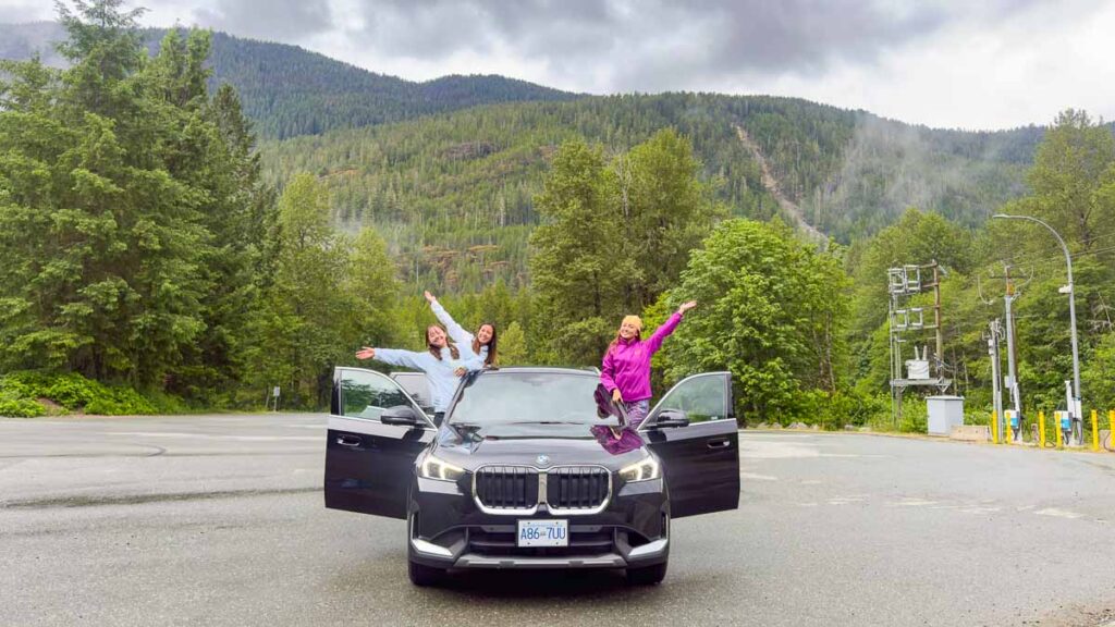 Girls with car - Vancouver itinerary
