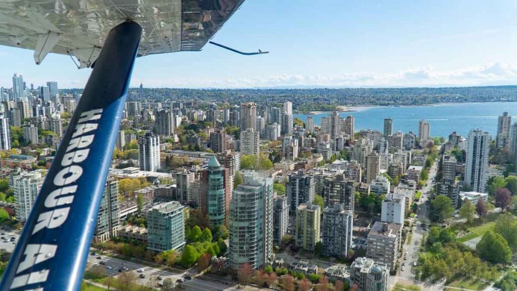 View from seaplane - Things to do in Vancouver