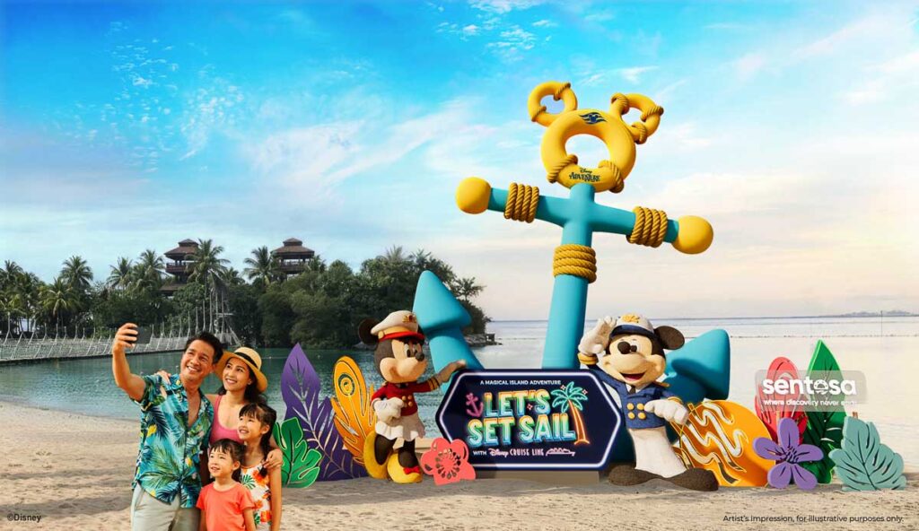 Sentosa Disney Cruise activation - Things to Do in Singapore June July 2026