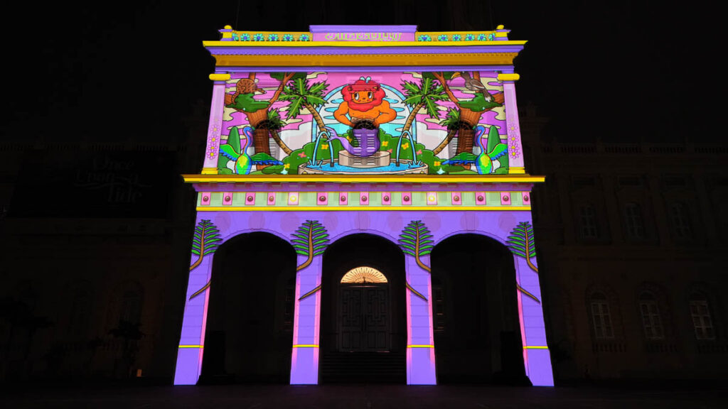 Art projection for Light Together Bras Basah Bugis 2026 - New Things to Do in Singapore August 2026