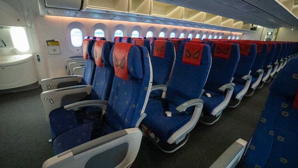 Cabin Seats - Scoot Spider-Man Flight