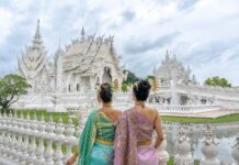 4D3N Chiang Rai Itinerary — A Relaxing Extended Weekend Getaway to Thailand’s Northernmost Province Girls at the White Temple in Chiang Rai - Chiang Rai Attractions
