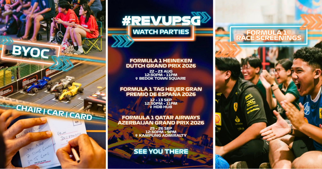 #revupsg Watch Parties - Things to Do in Singapore September 2026