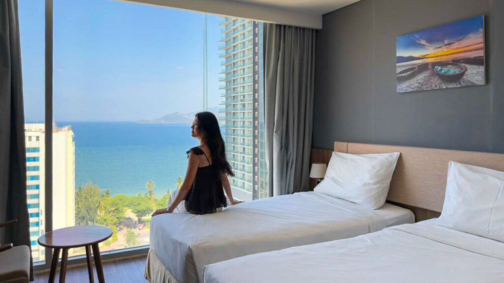 Ocean view room at Libra hotel - Things to do in Nha Trang