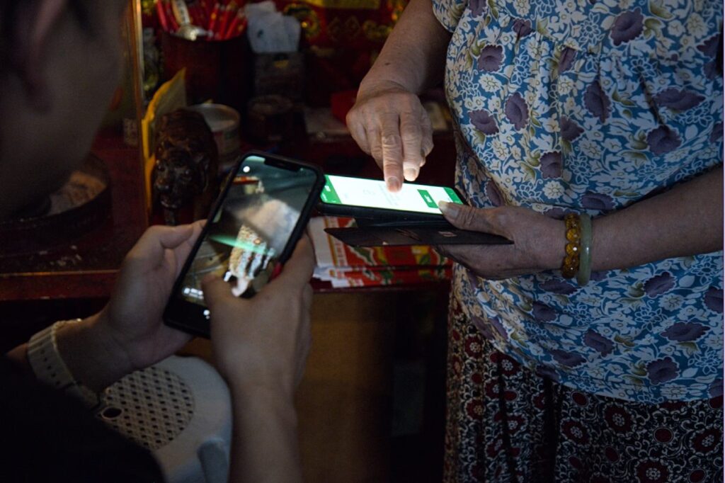 Villain hitters under the flyover have also started using WeChat to connect with mainland Chinese tourists - RITUALS (NTU GO-FAR 2026)