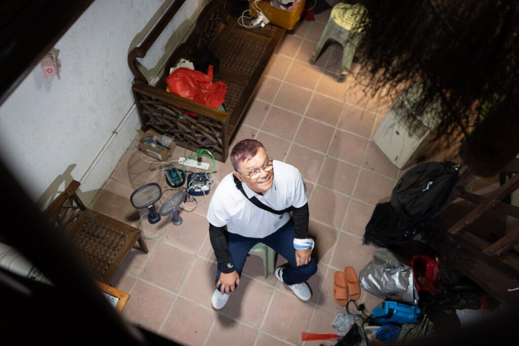 Yim Tin Tsai Village Chief Chan Chong Yun in his restored ancestral house Hong Kong - RURAL ROOTS (NTU GO-FAR 2026)